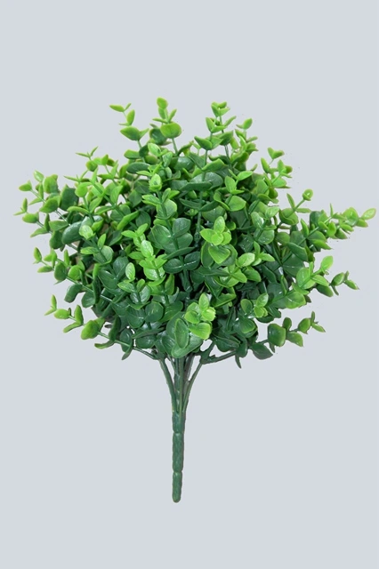 Anti UV Outdoor Plastic Flower Eucalyptus Artificial Plant for Home Decoration with SGS Certificiate (48454)