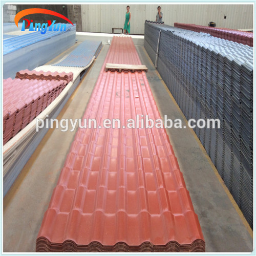 ASA PVC Coated Synthetic Resin Roof Tile /Panel/Sheet for houses