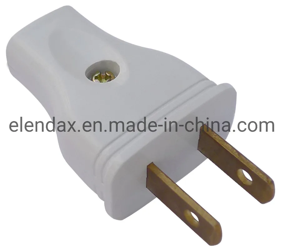 2-контактная вилка питания с плоским контактом (AP6008)