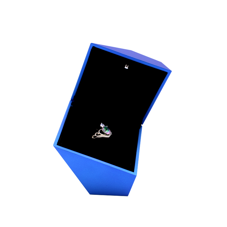 Manufacturer high quality customization LED ring box Jewelry box custom logo ring box with light
