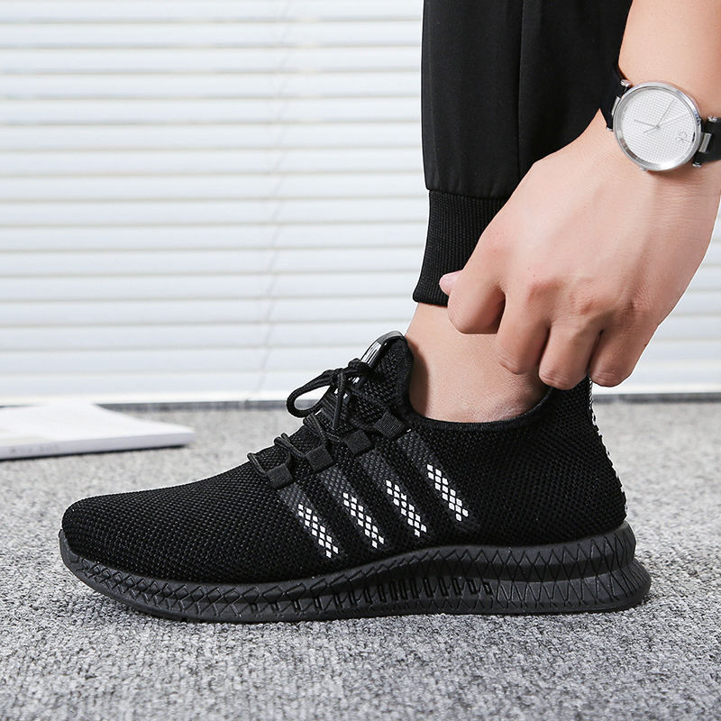 Cloth shoes spring summer middle-aged old men's casual and sports shoes