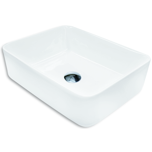Weißes Badezimmer-Keramik-Waschbecken