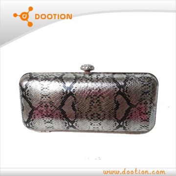 metal clutch bag hard case clutch bag