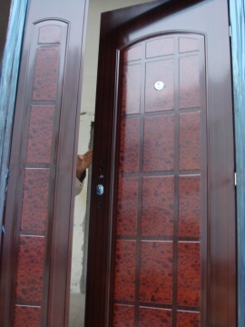 Monther and Son Door