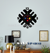 Popular Small Digital Style Sticker Clock For Home Decor Wall Clock Office
