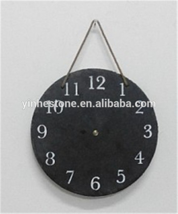 Eco-friendly slate wall clock