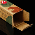 Custom printing kraft paper box hanging handle