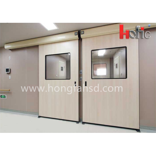 Stainless steel air tight interior hospital sliding door