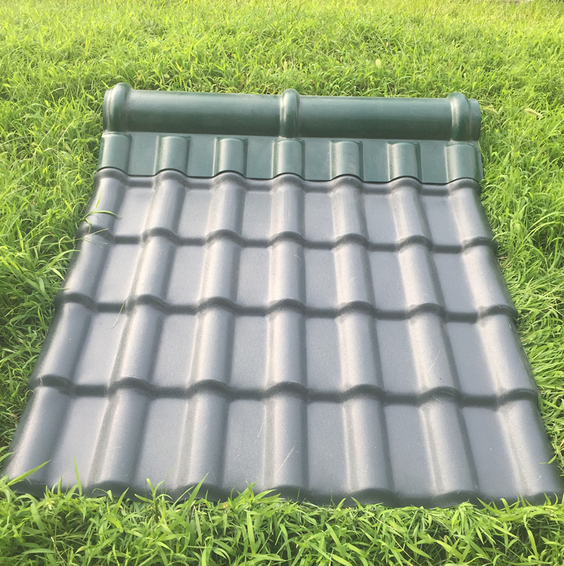 Colombia Teja Colonial PVC Roof Slack Sheit الإسبانية راتنج الاصطناعية PVC البلاط للإقامة