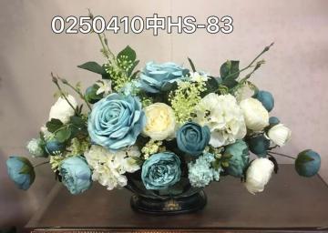 Lint material home decoration artificial flower