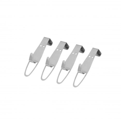 set/4 stainless steel door hook