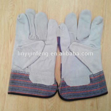 10.5" leather labor protective gloves full palm welding safety work gloves