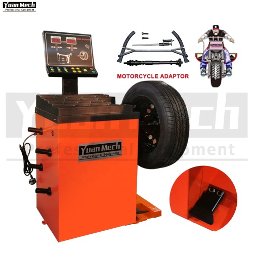 Motorcycle Balancing Machine with Friction Clamp