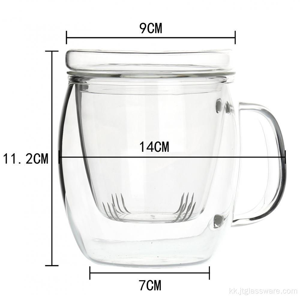 13,5 унция Smart Glass Handy Brew кофе шай қайнатқыш