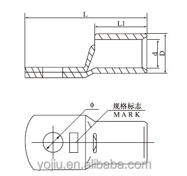 Made In China Hot Selling SC Type Tinned Cable Lug Size Copper Crimp Terminal Lugs