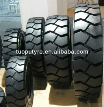 solid pneumatic forklift tire