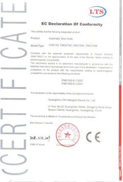 automatic revolving door