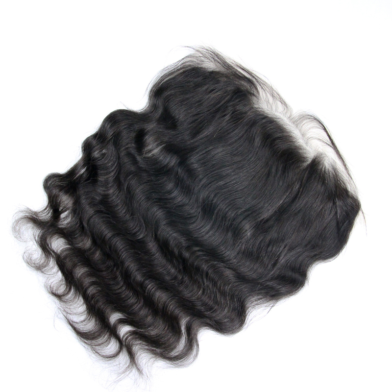 Body Wave 13x6 closure transparent swiss human hair lace frontal