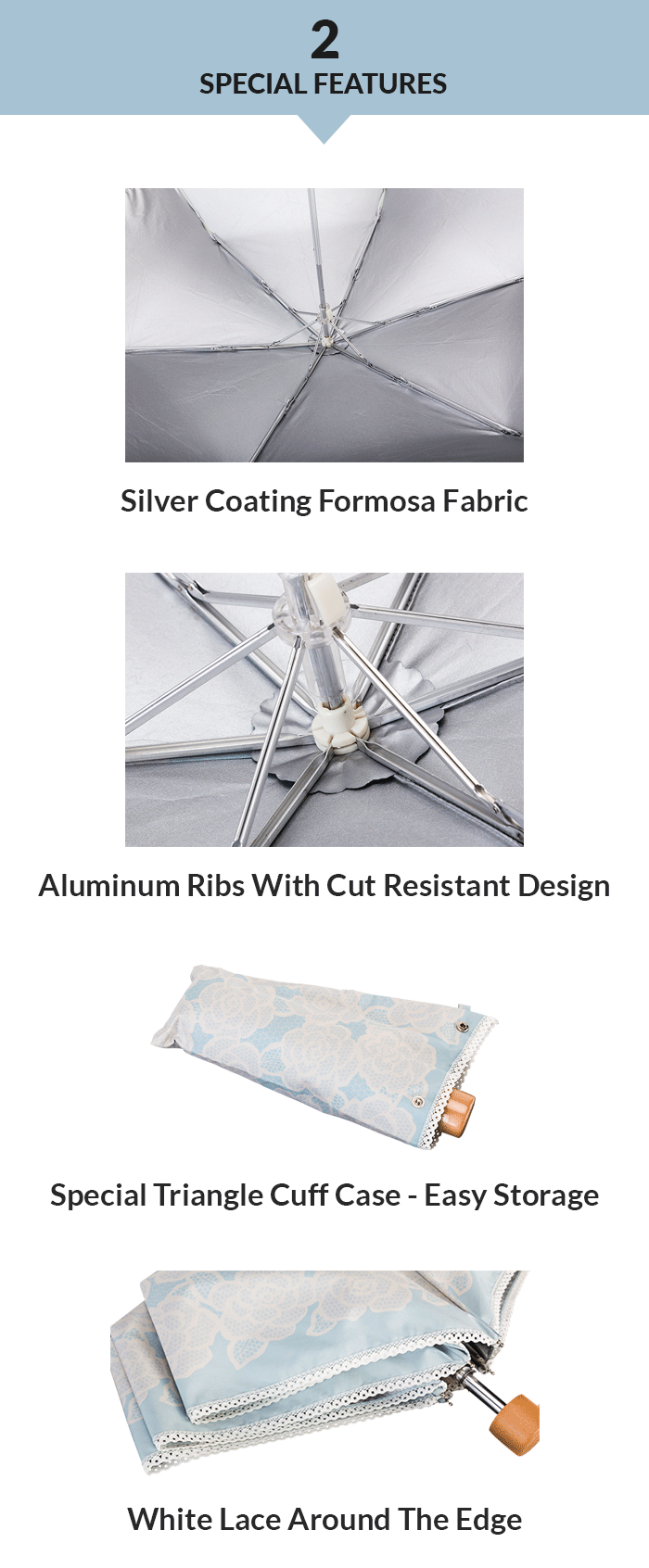 parapluie pliant protection UV folding umbrella uv protection