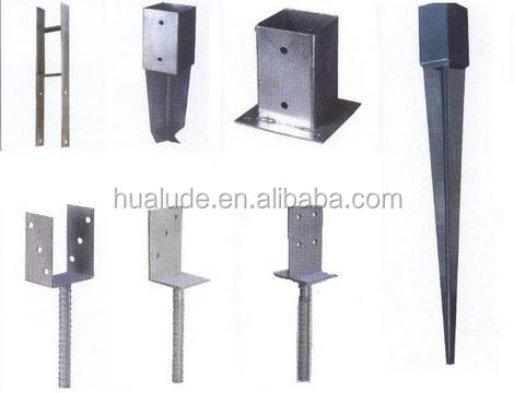 fence post metal pole anchors & post anchor