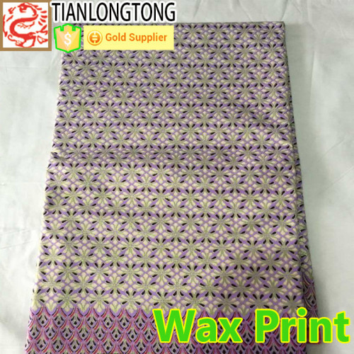 Wholesale African Wax Prints Fabric Wax Block Print Textile Cotton Fabric