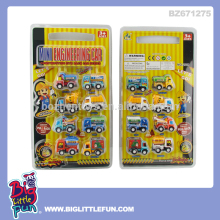 Pull back construction toy truck