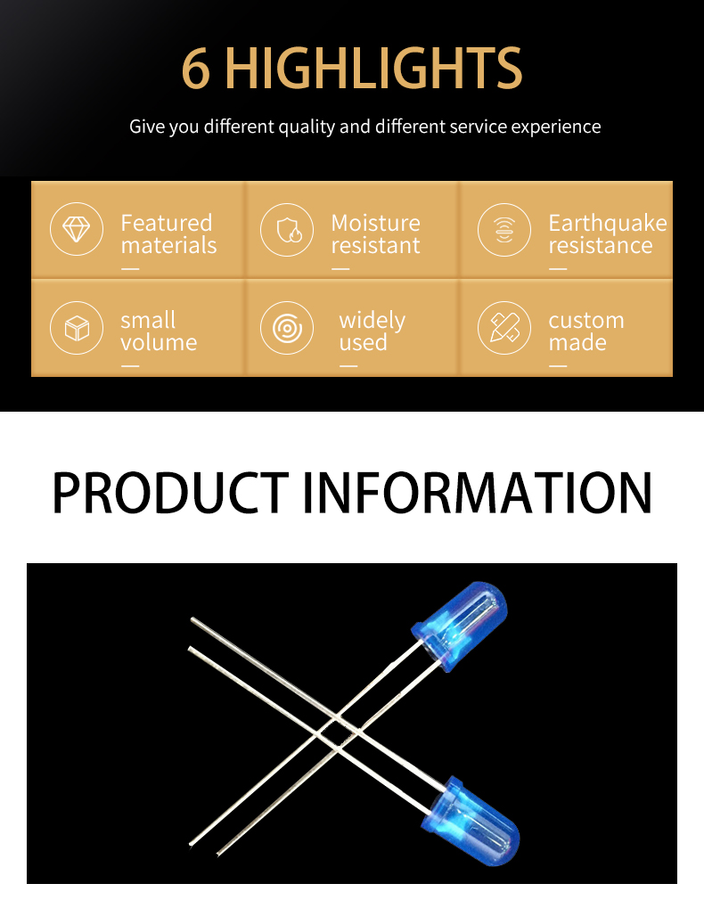 In Line Led Light Emitting Diode 02