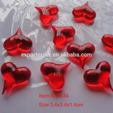 acrylic heart for party decoration