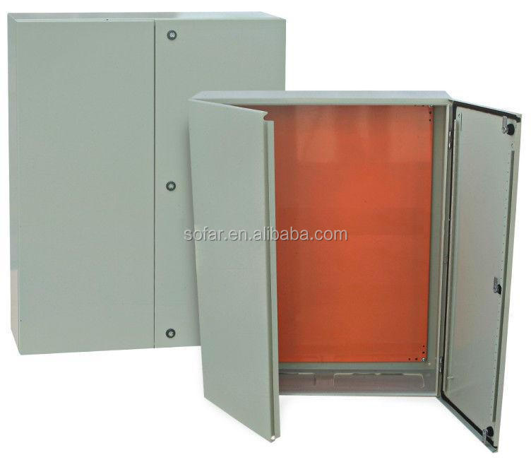 Weatherproof wall mounted metal enclosures IP65