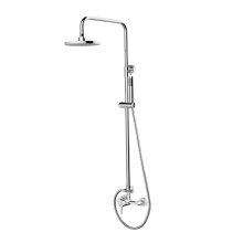 Cheapest Modern Round Brass Bathroom Shower Faucet Collection in Polished Chrome