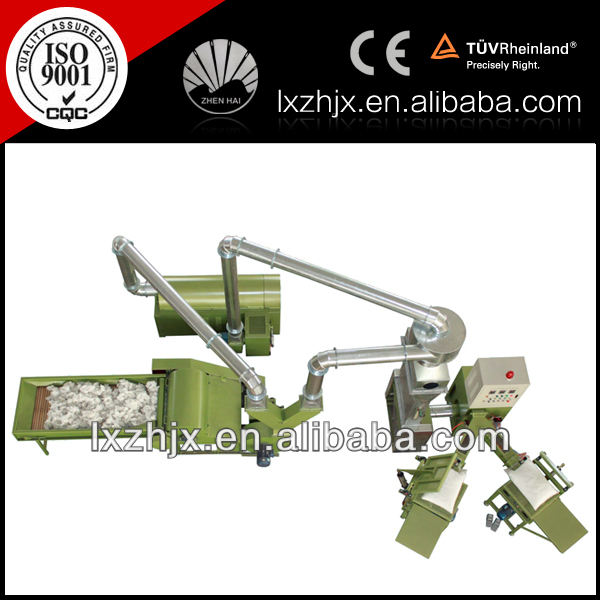 nonwoven polyester fiber filling machine,textile machinery,pillow machine