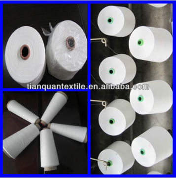 Polyester cotton yarn, raw white color
