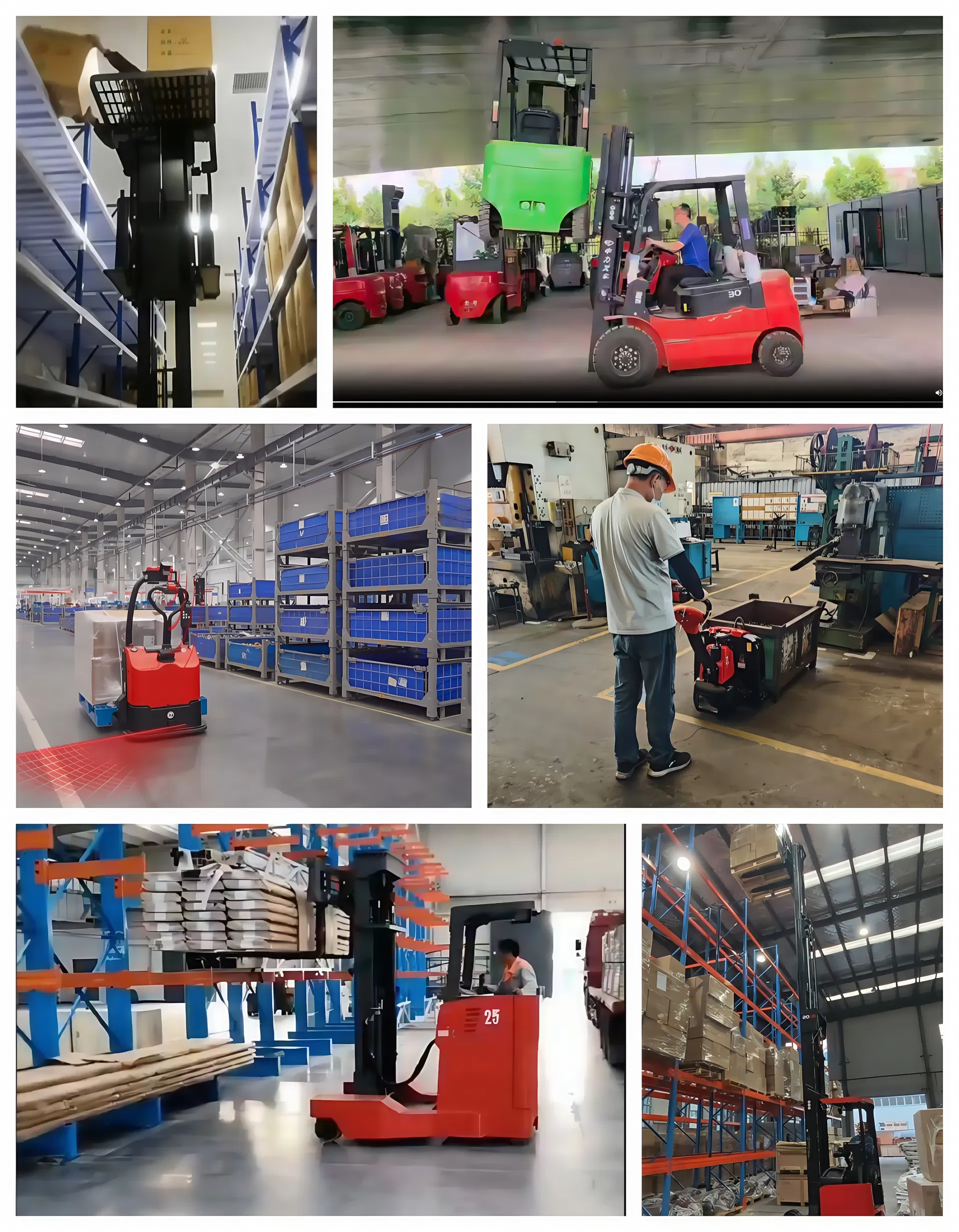 Laser Agv Warehouse Lifting Robot Material Handling Forklift Autonomous Mobile Stacking Robot