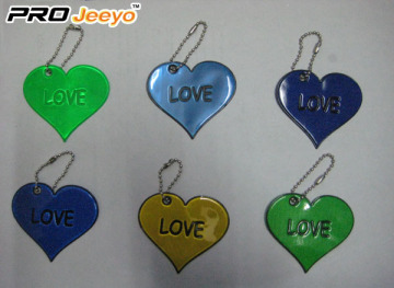 OEM Love Reflective Pendant For Valentine Gift