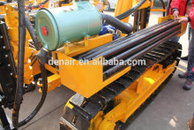 drilling rig with drilling rod and drilling bits