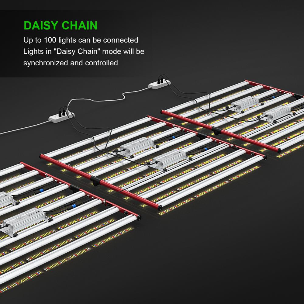 AGLEX 240W 320W 400W 650W 800W 1000W Ticari LED Samsung Diots Düzenlenebilir UV IR ile İç Mekan Bitkileri İçin Işık Büyür