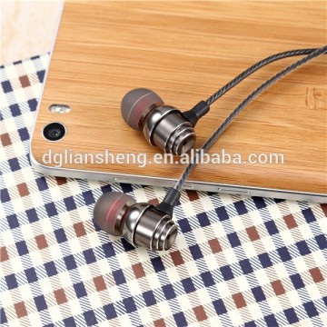 Factory Price Handsfree Earphones, Metallic Handsfree Flower Shape Metal Earphones