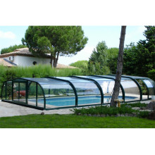 Swimming Polycaronate Enclosures Telescopic Pool Enclosure