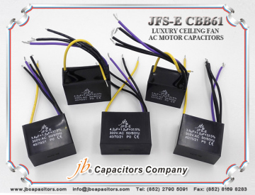jb CBB61 JFS-E Luxury Ceiling Fan AC Motor Capacitors