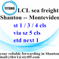 Combined Transport Shipping from Shantou to Montevideo