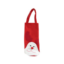 customized christmas decoration loot bag wine bag decoration xmas holiday gift bag