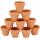 1 1/2 inch Terracotta Pots with Drainage Holes