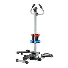 Multifunction Stepper with Dumbbell/Shape and Twist Stepper, Heavy-duty Steel Construction