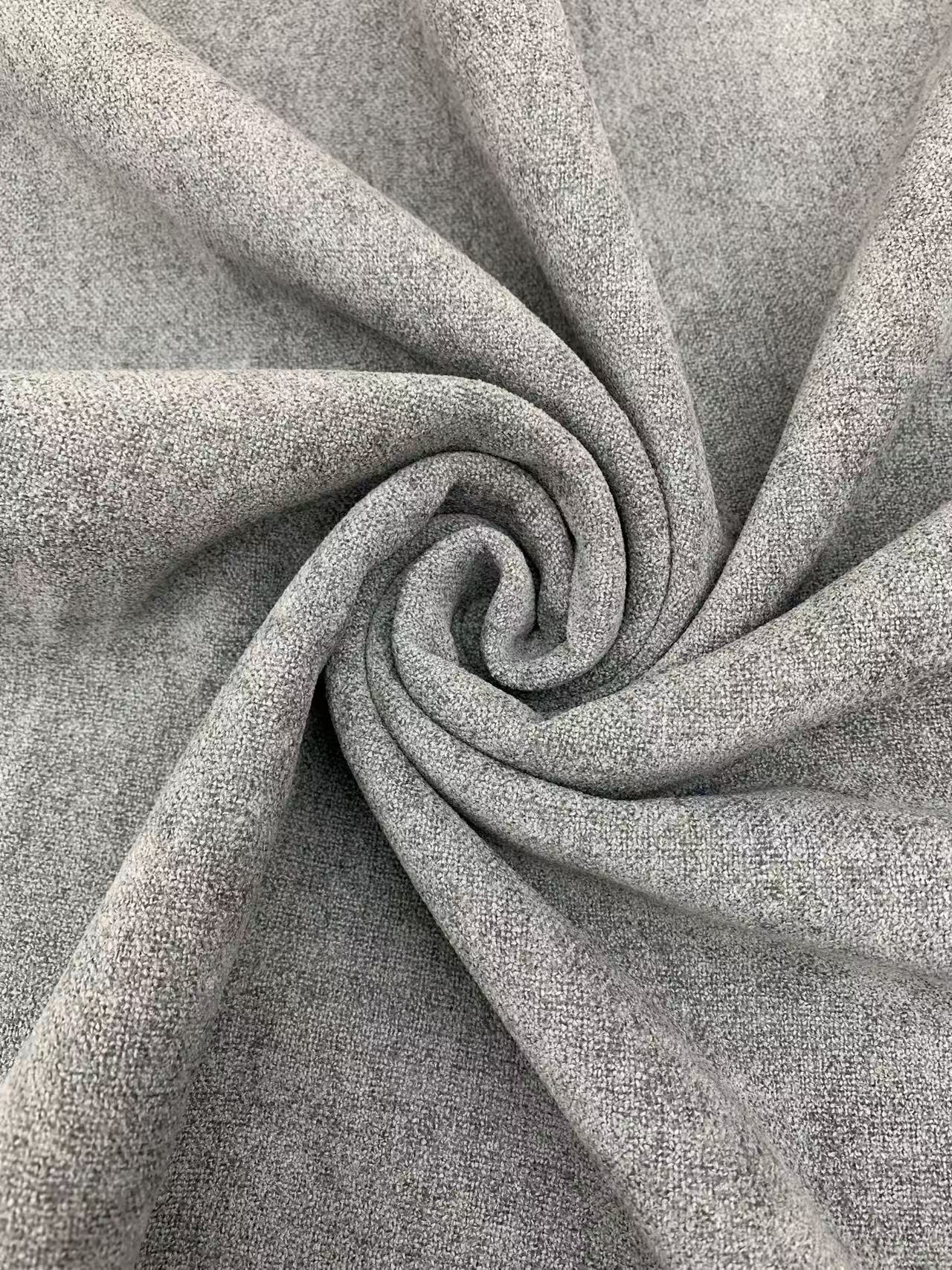 Tissu d'ameublement de canapé de couleur unie aspect lin Linen Look Solid Color Sofa Upholstery Fabric