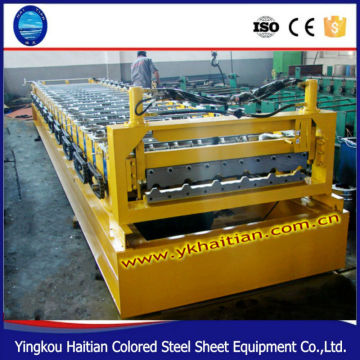 corugated steel plates machine/corrugated roof machie /trapezoid profile iron sheet metal tile machine