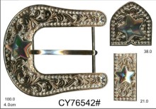 3 SETS RHINESTONE BELT BUCKLES