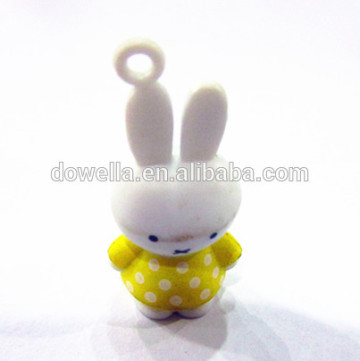 Lovely rabbit PVC toys, keychain toy