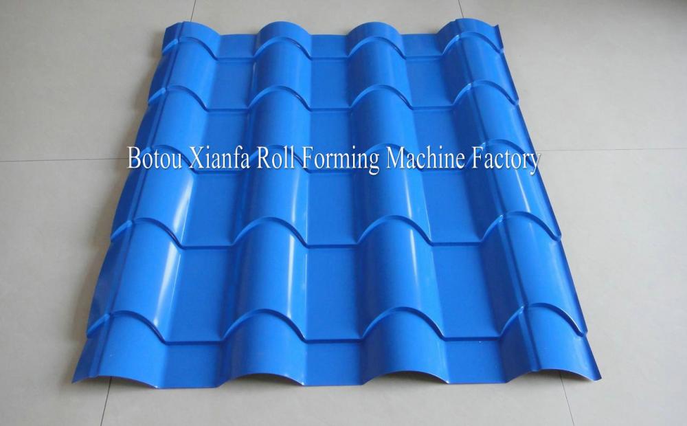 Corrugation Coil Glazed Tile Panel Equipment