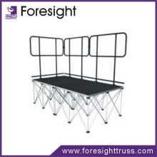 easy pop up stage with step platform