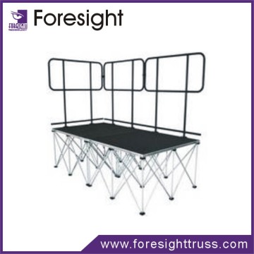 easy pop up stage with step platform